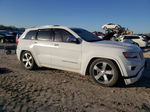 2014 Jeep Grand Cherokee Overland White vin: 1C4RJFCG2EC266464