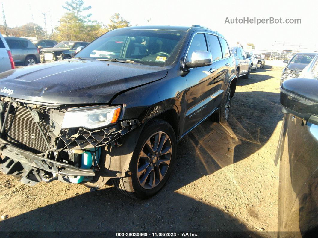 2017 Jeep Grand Cherokee Overland 4x4 Black vin: 1C4RJFCG2HC730728