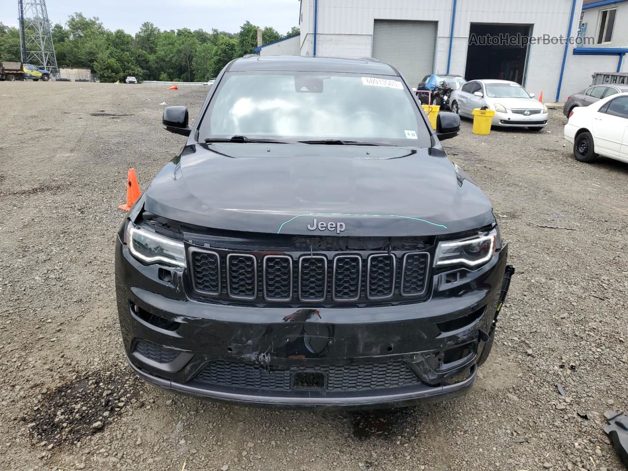 2019 Jeep Grand Cherokee Overland Black vin: 1C4RJFCG2KC638400