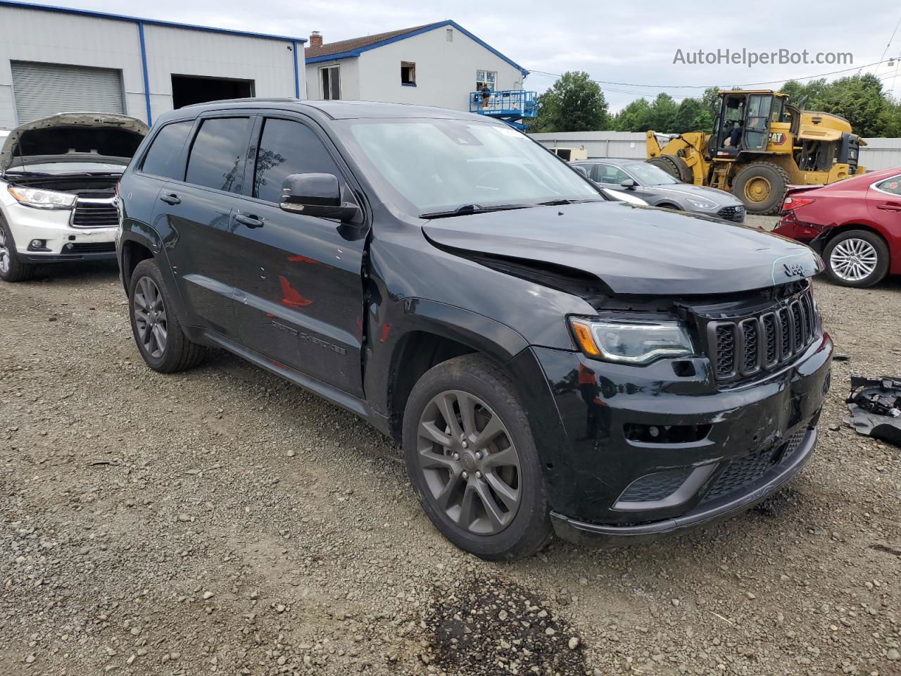 2019 Jeep Grand Cherokee Overland Black vin: 1C4RJFCG2KC638400