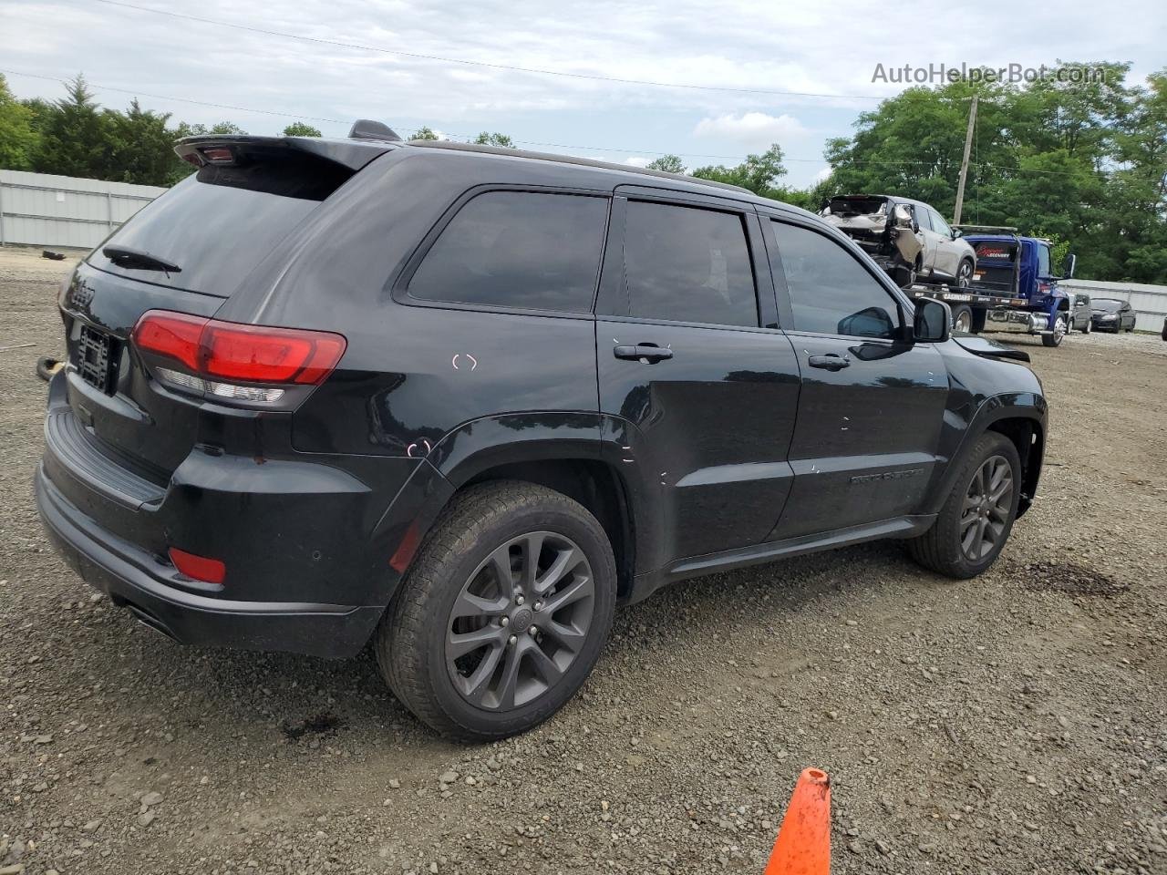 2019 Jeep Grand Cherokee Overland Black vin: 1C4RJFCG2KC638400