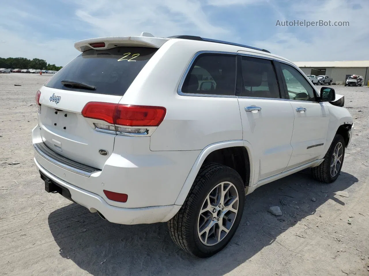 2021 Jeep Grand Cherokee Overland White vin: 1C4RJFCG2MC672842