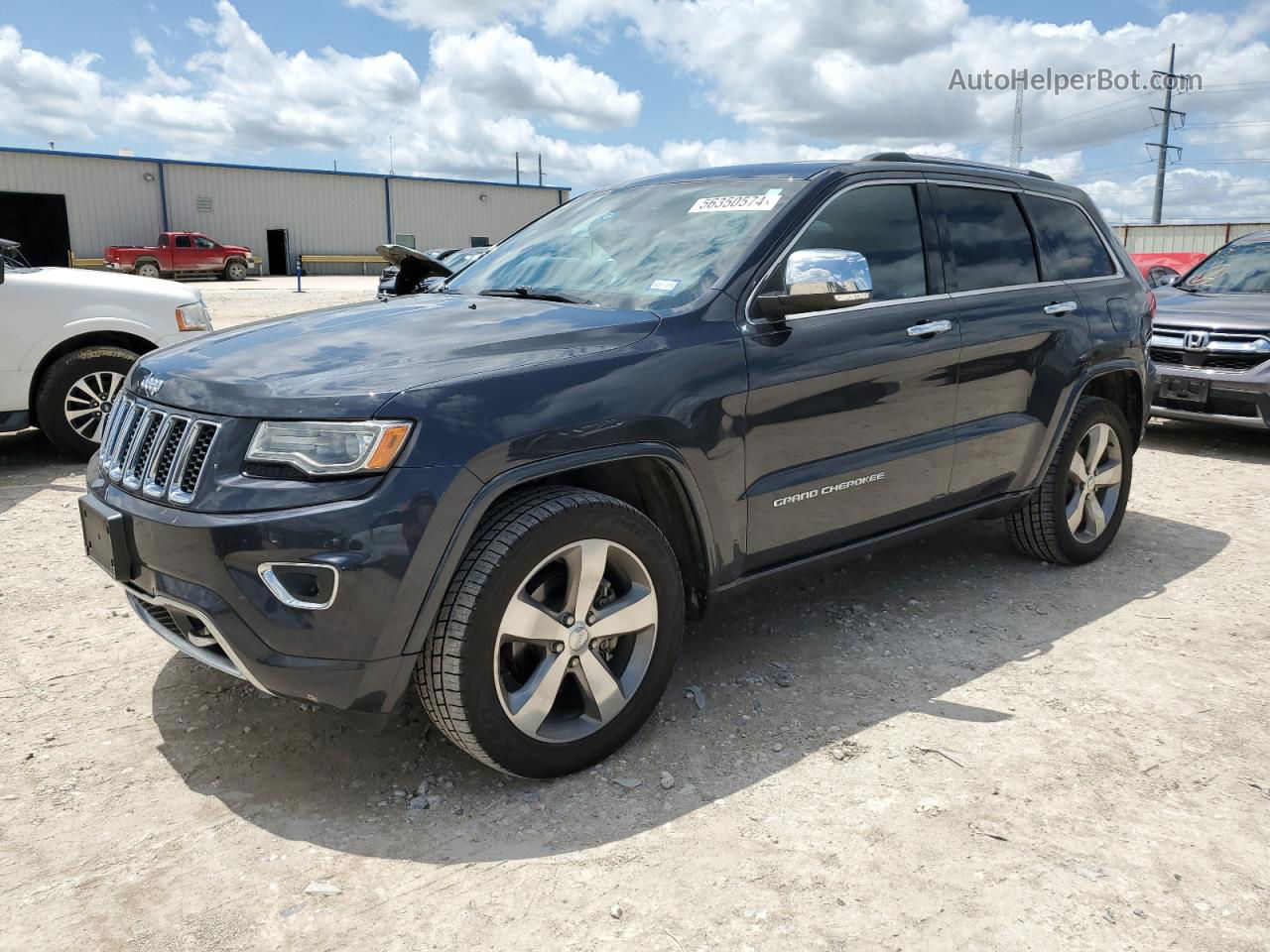 2014 Jeep Grand Cherokee Overland Blue vin: 1C4RJFCG3EC336070