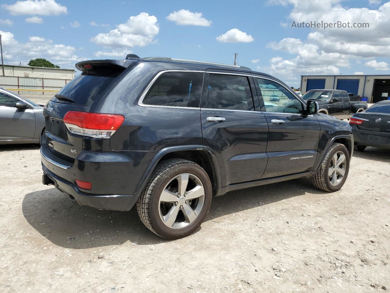 2014 Jeep Grand Cherokee Overland Синий vin: 1C4RJFCG3EC336070