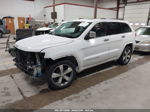 2015 Jeep Grand Cherokee Overland White vin: 1C4RJFCG3FC225374