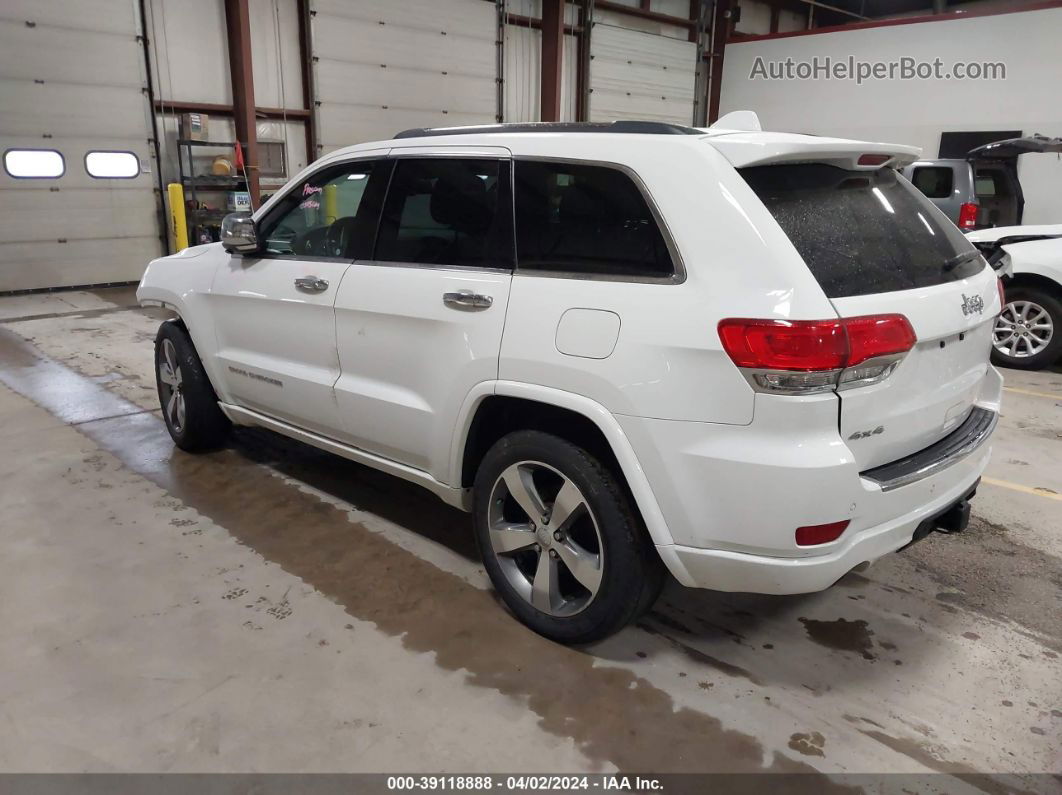 2015 Jeep Grand Cherokee Overland White vin: 1C4RJFCG3FC225374