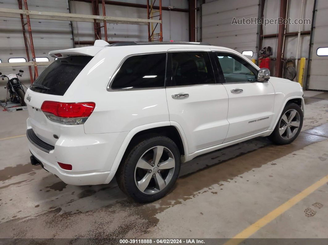 2015 Jeep Grand Cherokee Overland White vin: 1C4RJFCG3FC225374