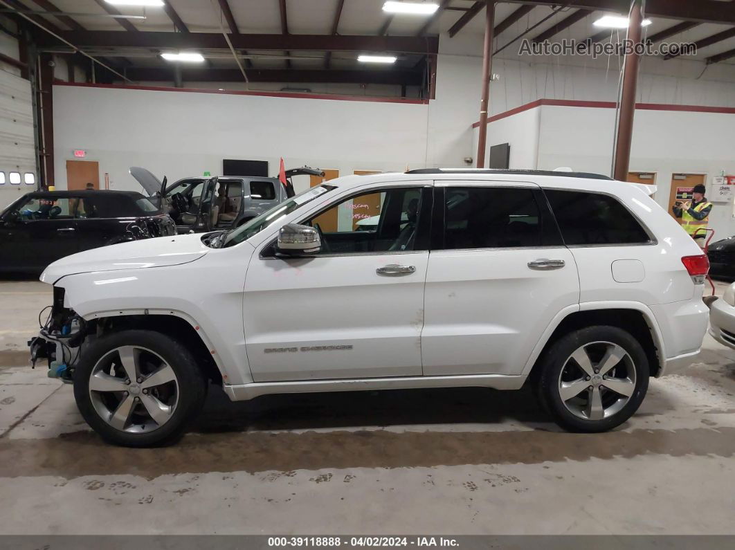 2015 Jeep Grand Cherokee Overland White vin: 1C4RJFCG3FC225374