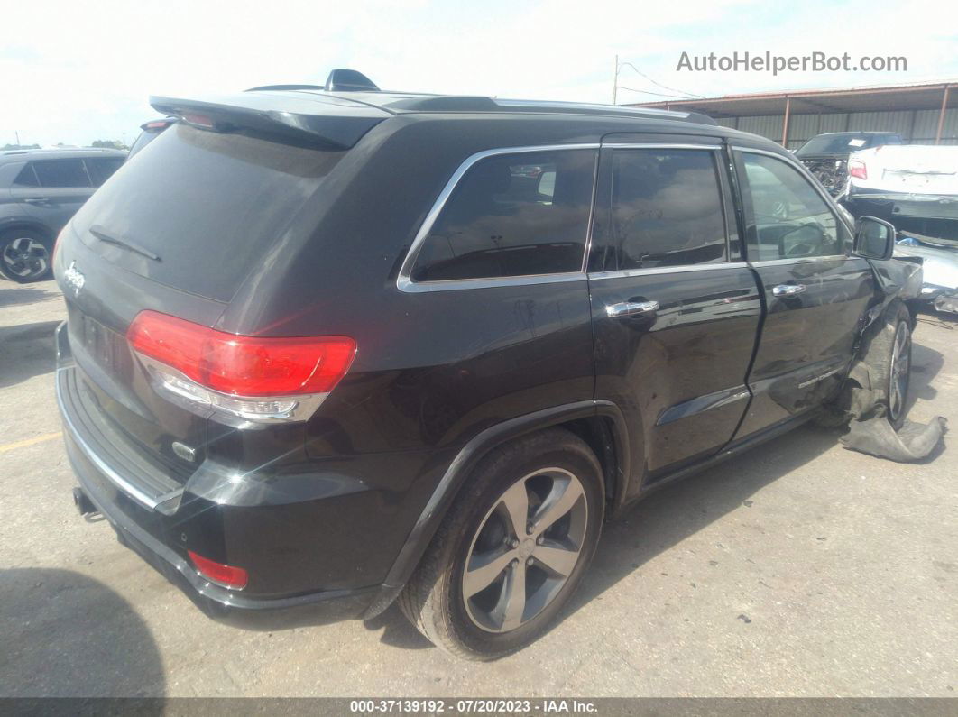 2015 Jeep Grand Cherokee Overland Black vin: 1C4RJFCG3FC740942