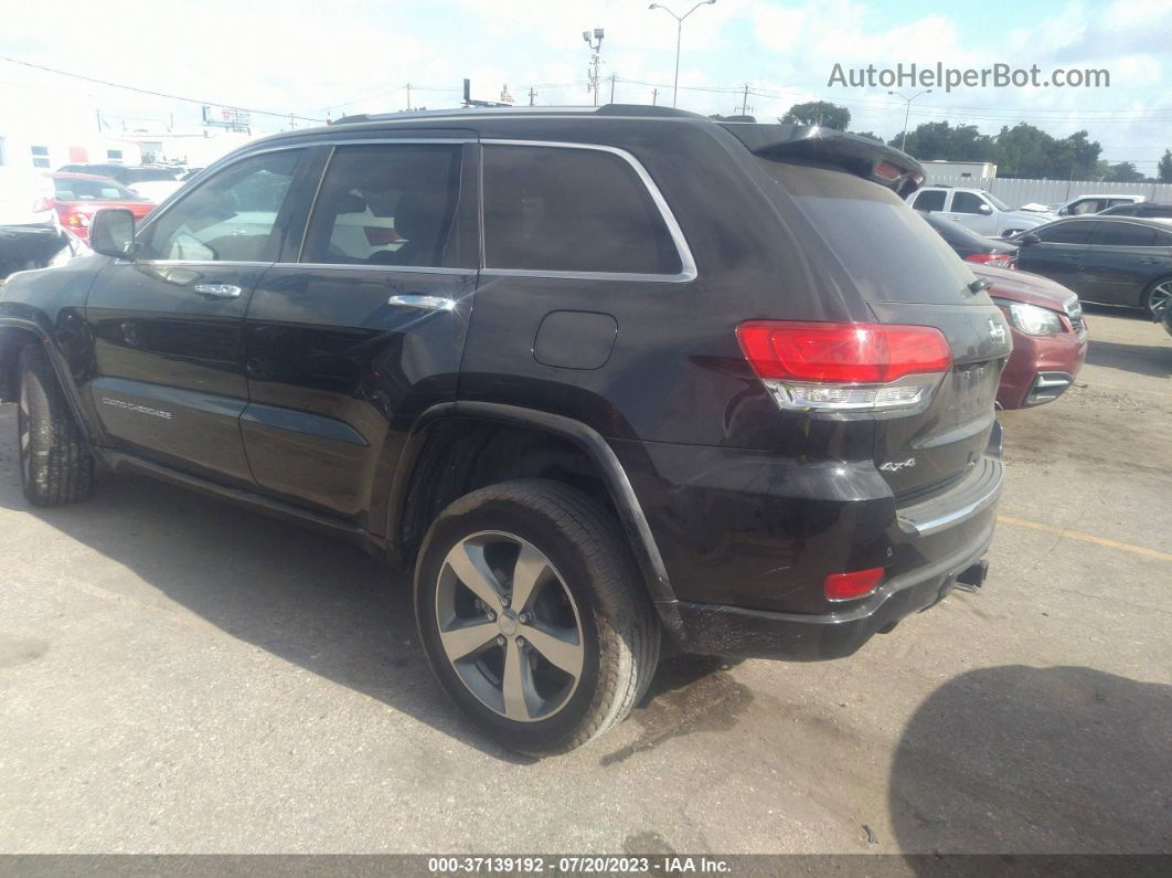 2015 Jeep Grand Cherokee Overland Black vin: 1C4RJFCG3FC740942