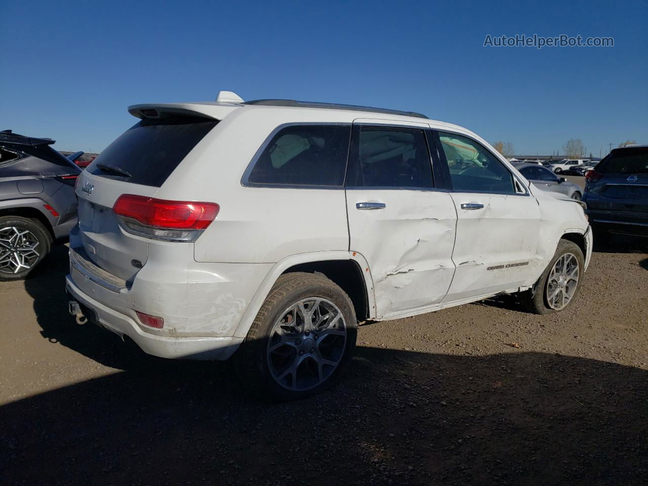 2019 Jeep Grand Cherokee Overland Белый vin: 1C4RJFCG3KC576988