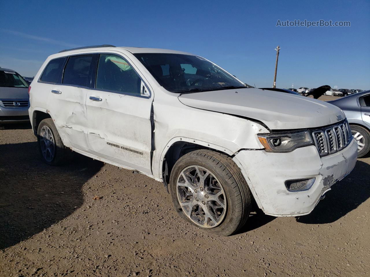 2019 Jeep Grand Cherokee Overland Белый vin: 1C4RJFCG3KC576988