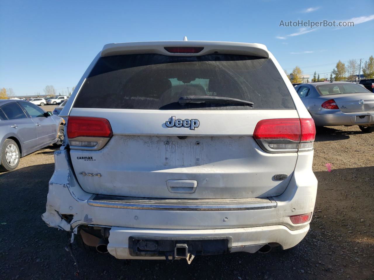 2019 Jeep Grand Cherokee Overland Белый vin: 1C4RJFCG3KC576988