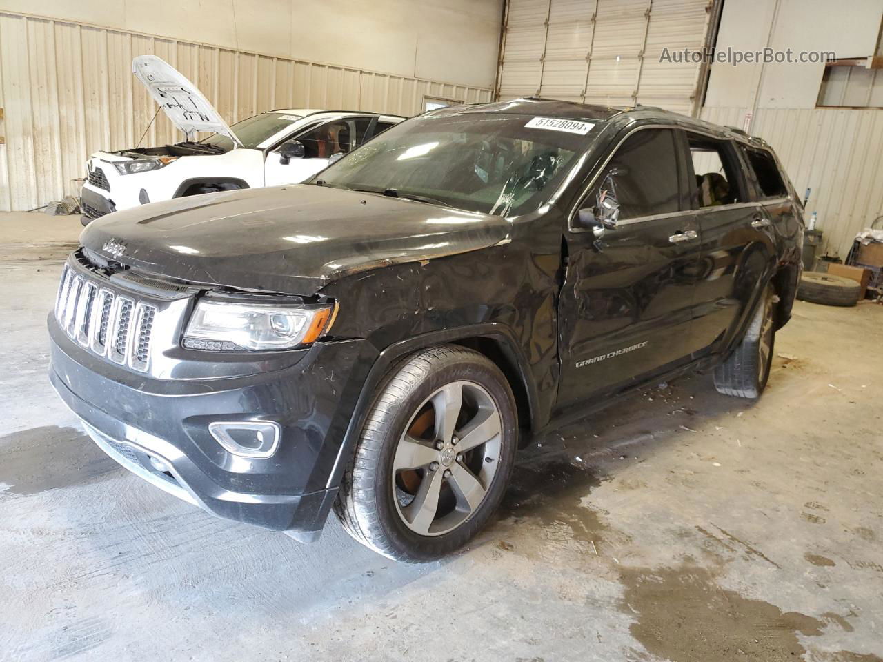 2014 Jeep Grand Cherokee Overland Black vin: 1C4RJFCG4EC226368