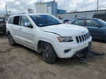 2014 Jeep Grand Cherokee Overland White vin: 1C4RJFCG4EC377064