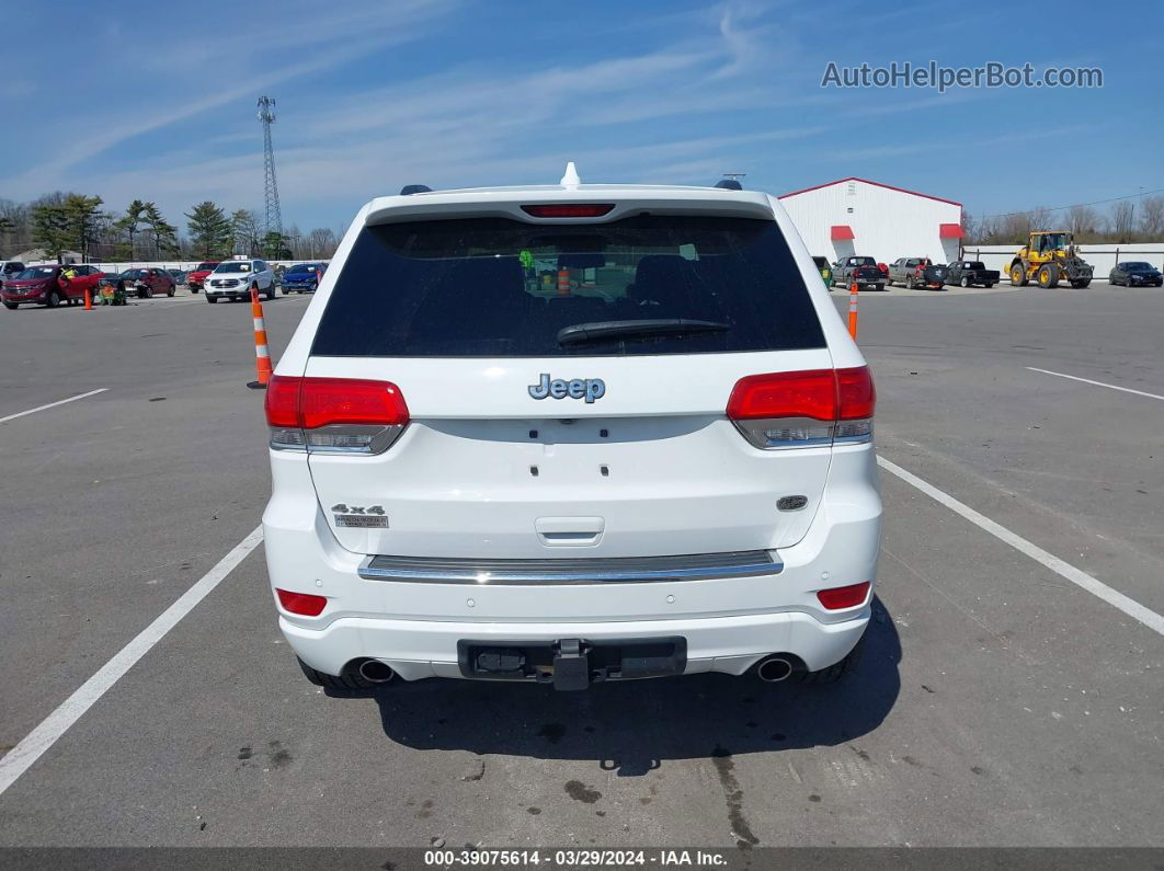 2015 Jeep Grand Cherokee Overland White vin: 1C4RJFCG4FC628845