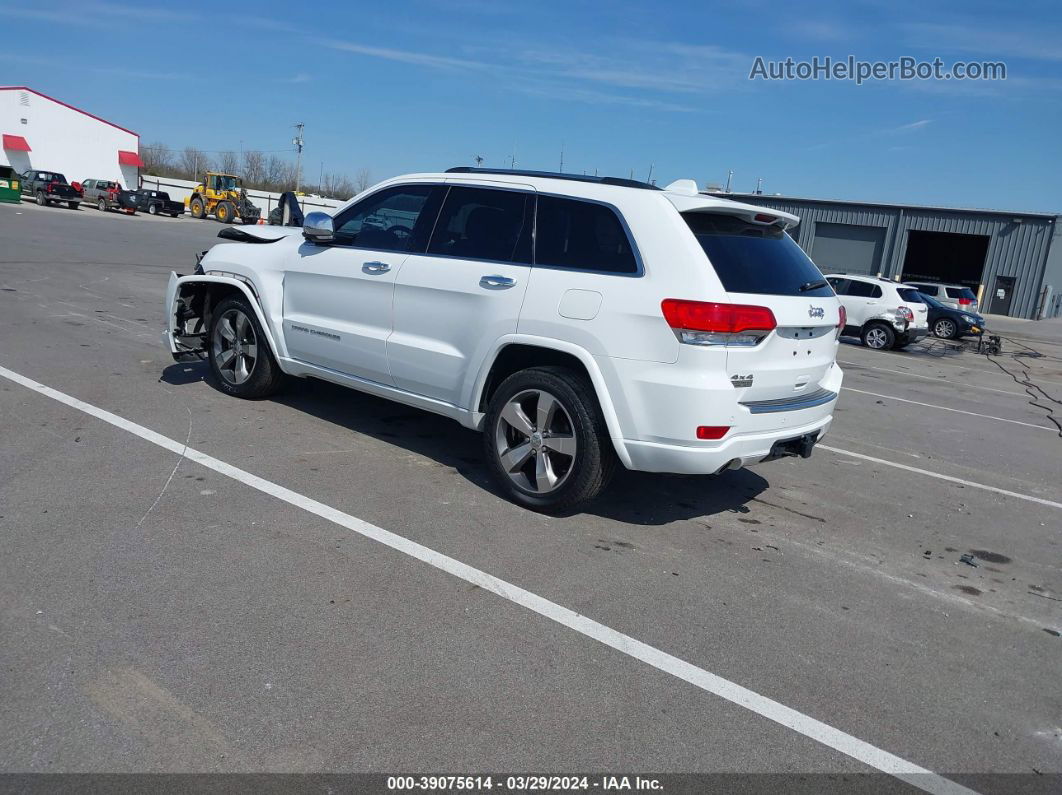 2015 Jeep Grand Cherokee Overland White vin: 1C4RJFCG4FC628845