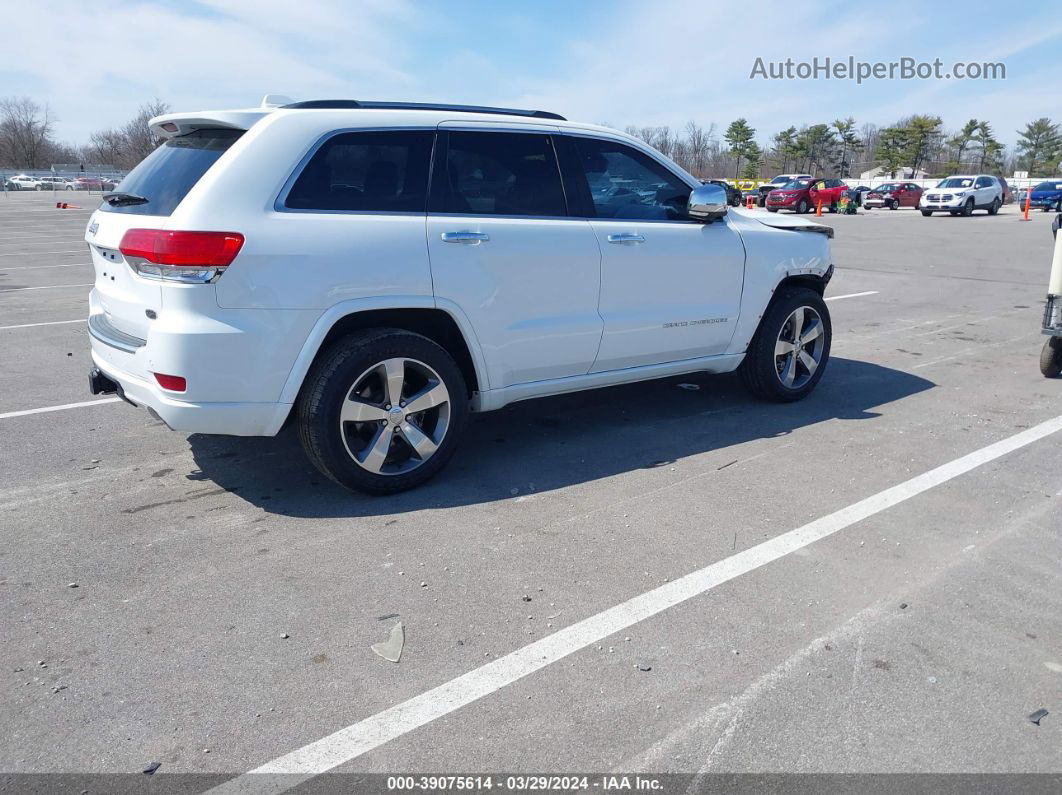 2015 Jeep Grand Cherokee Overland White vin: 1C4RJFCG4FC628845