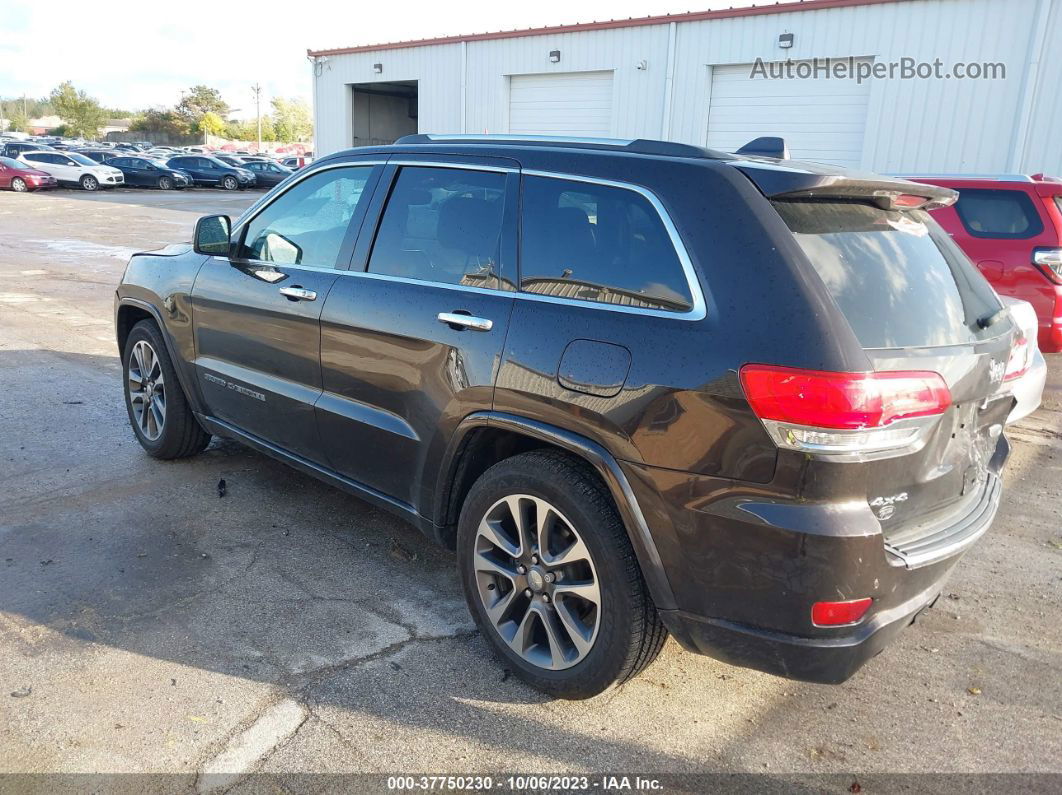 2017 Jeep Grand Cherokee Overland 4x4 Brown vin: 1C4RJFCG4HC663548