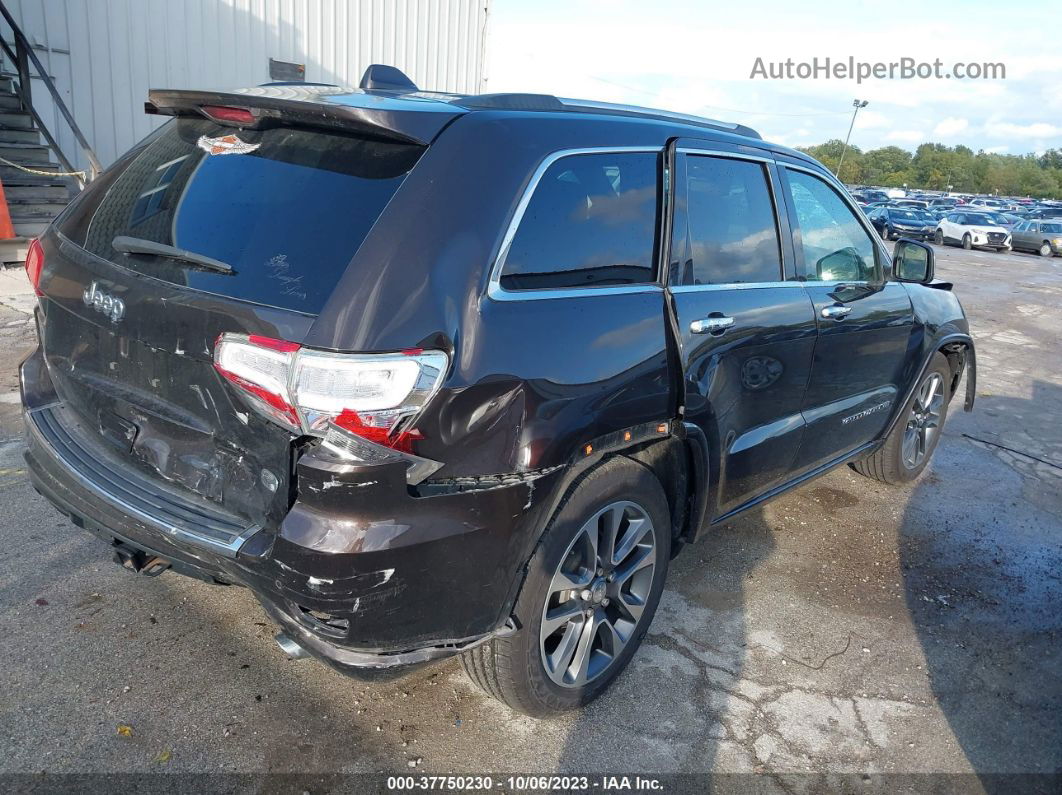 2017 Jeep Grand Cherokee Overland 4x4 Brown vin: 1C4RJFCG4HC663548