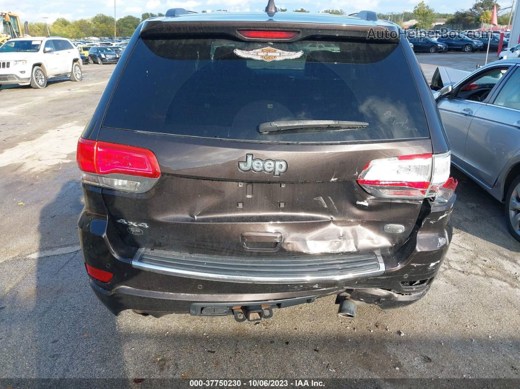 2017 Jeep Grand Cherokee Overland 4x4 Brown vin: 1C4RJFCG4HC663548