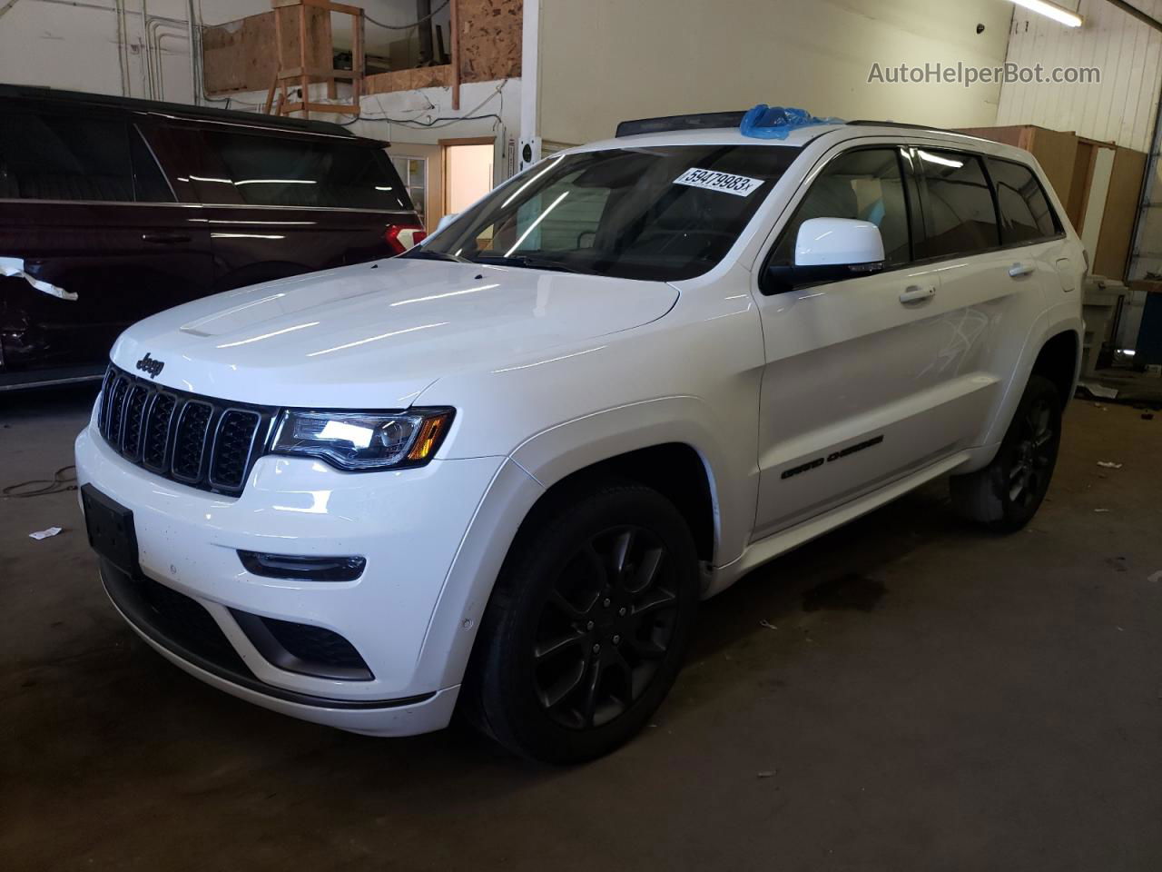 2021 Jeep Grand Cherokee Overland White vin: 1C4RJFCG4MC584214