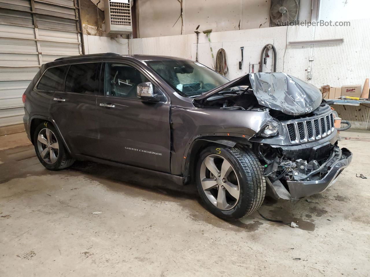 2014 Jeep Grand Cherokee Overland Gray vin: 1C4RJFCG5EC530731