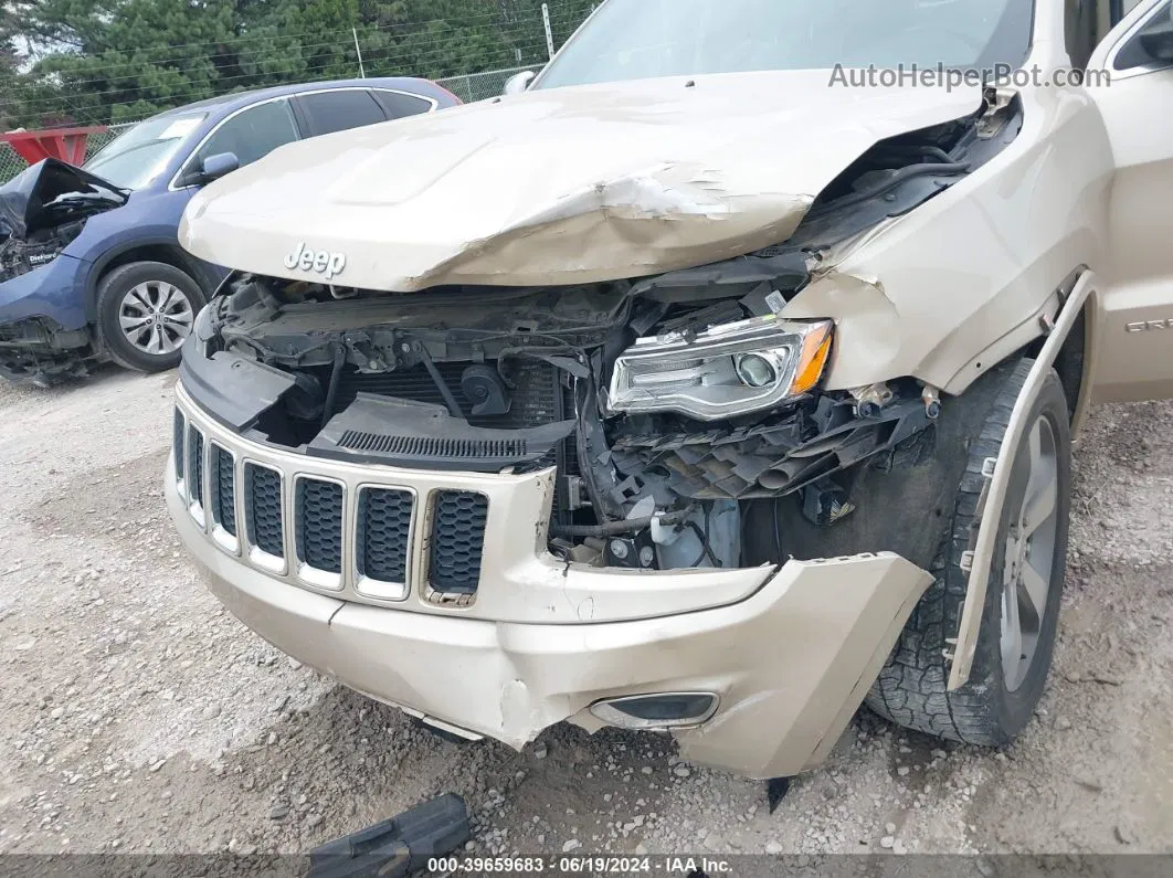 2015 Jeep Grand Cherokee Overland Beige vin: 1C4RJFCG5FC161919