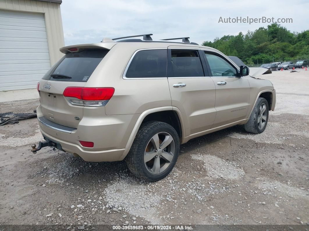 2015 Jeep Grand Cherokee Overland Beige vin: 1C4RJFCG5FC161919