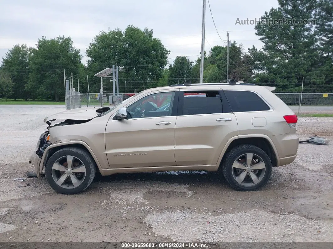 2015 Jeep Grand Cherokee Overland Beige vin: 1C4RJFCG5FC161919