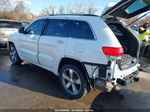 2015 Jeep Grand Cherokee Overland White vin: 1C4RJFCG5FC620057