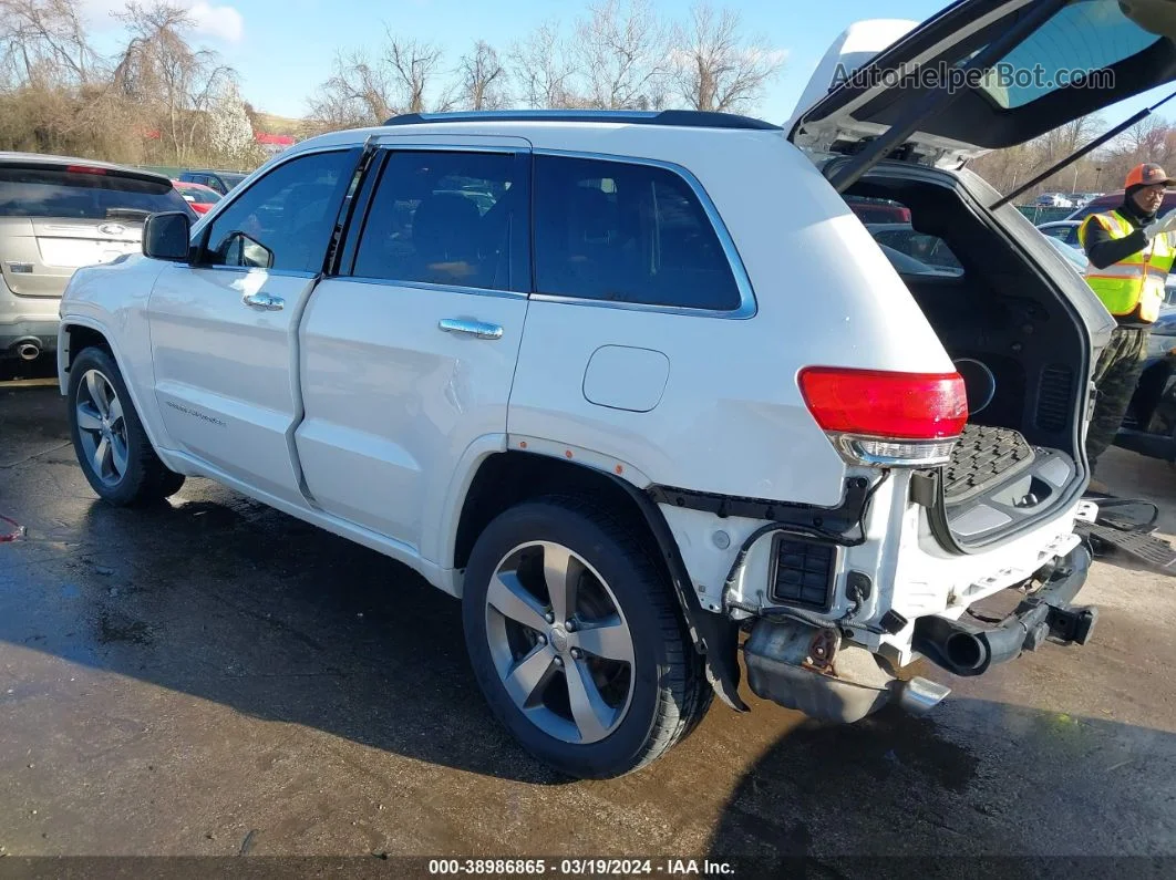 2015 Jeep Grand Cherokee Overland Белый vin: 1C4RJFCG5FC620057