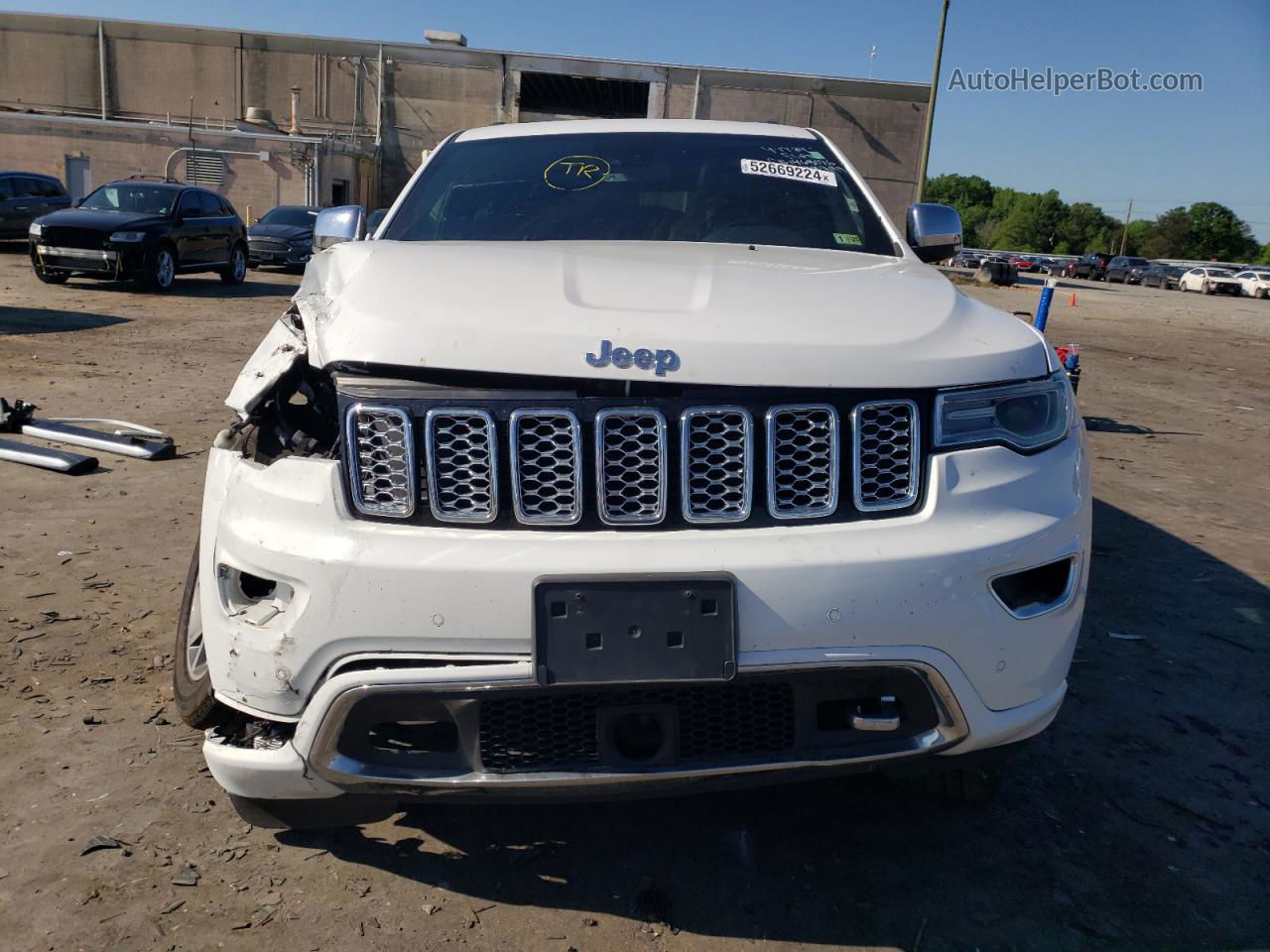 2021 Jeep Grand Cherokee Overland White vin: 1C4RJFCG5MC658899