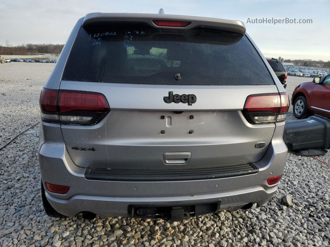 2014 Jeep Grand Cherokee Overland Silver vin: 1C4RJFCG6EC253118