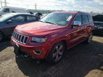 2014 Jeep Grand Cherokee Overland Burgundy vin: 1C4RJFCG6EC502744