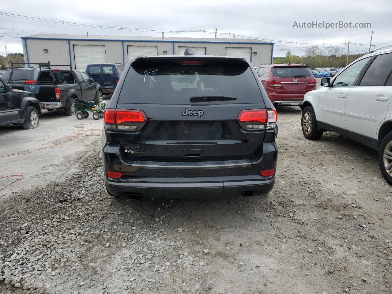 2019 Jeep Grand Cherokee Overland Black vin: 1C4RJFCG6KC704320