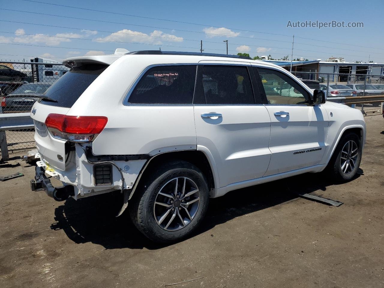 2021 Jeep Grand Cherokee Overland White vin: 1C4RJFCG6MC673881