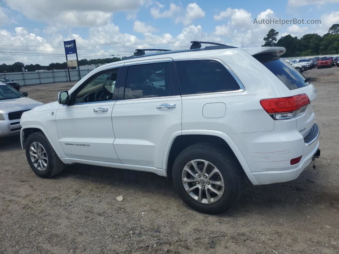 2014 Jeep Grand Cherokee Overland Белый vin: 1C4RJFCG7EC132906