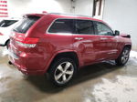 2014 Jeep Grand Cherokee Overland Red vin: 1C4RJFCG7EC187274