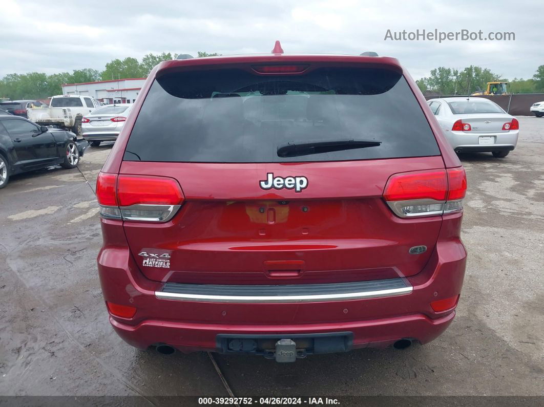 2015 Jeep Grand Cherokee Overland Красный vin: 1C4RJFCG7FC779274