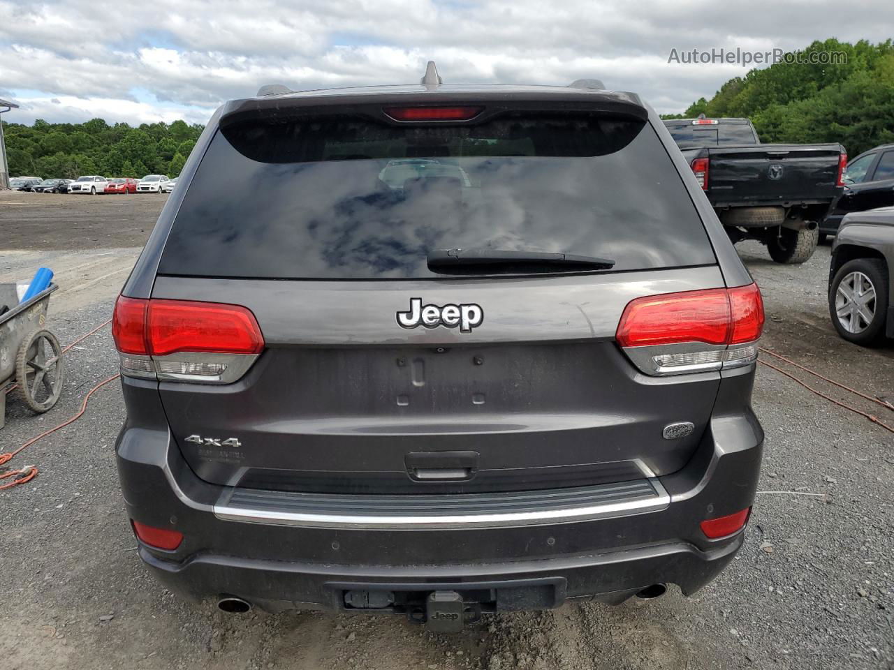 2014 Jeep Grand Cherokee Overland Угольный vin: 1C4RJFCG8EC134325