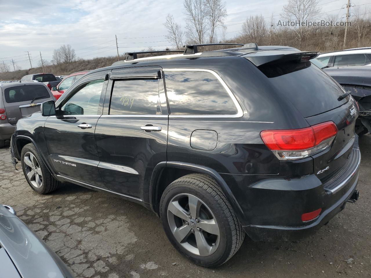 2014 Jeep Grand Cherokee Overland Black vin: 1C4RJFCG8EC196775