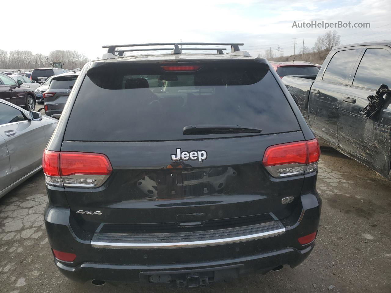 2014 Jeep Grand Cherokee Overland Black vin: 1C4RJFCG8EC196775