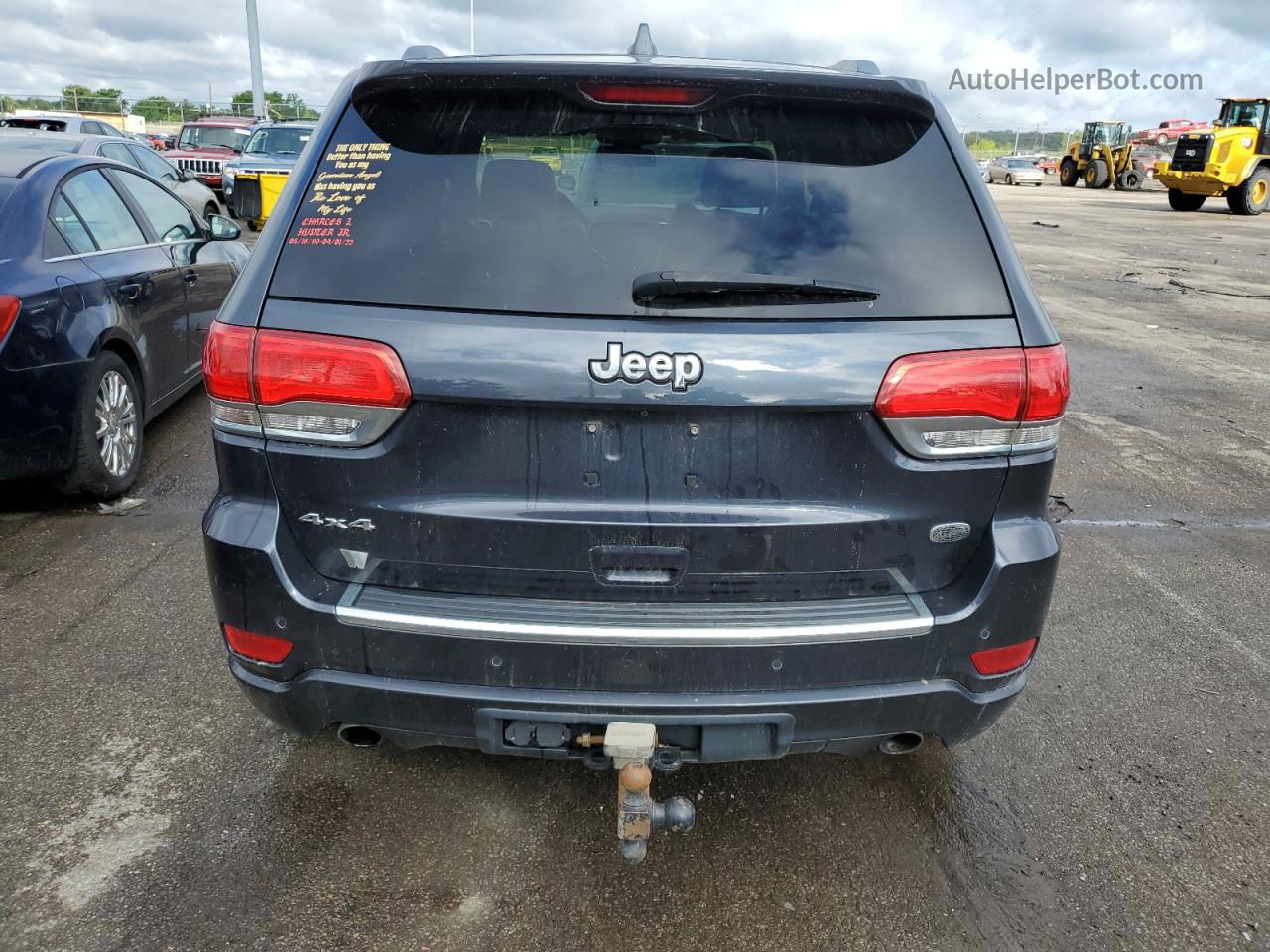 2014 Jeep Grand Cherokee Overland Black vin: 1C4RJFCG8EC219861