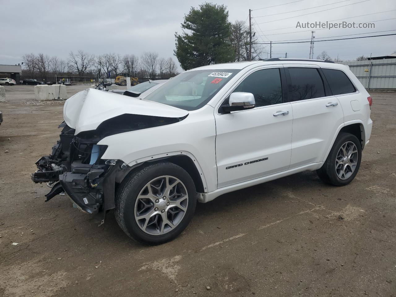 2021 Jeep Grand Cherokee Overland White vin: 1C4RJFCG8MC503781