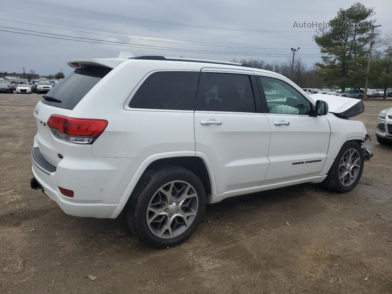 2021 Jeep Grand Cherokee Overland White vin: 1C4RJFCG8MC503781