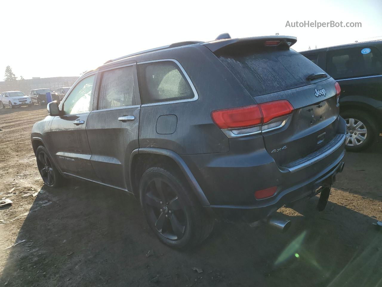 2014 Jeep Grand Cherokee Overland Gray vin: 1C4RJFCG9EC305678