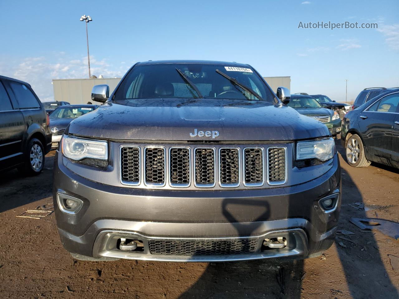 2014 Jeep Grand Cherokee Overland Gray vin: 1C4RJFCG9EC305678