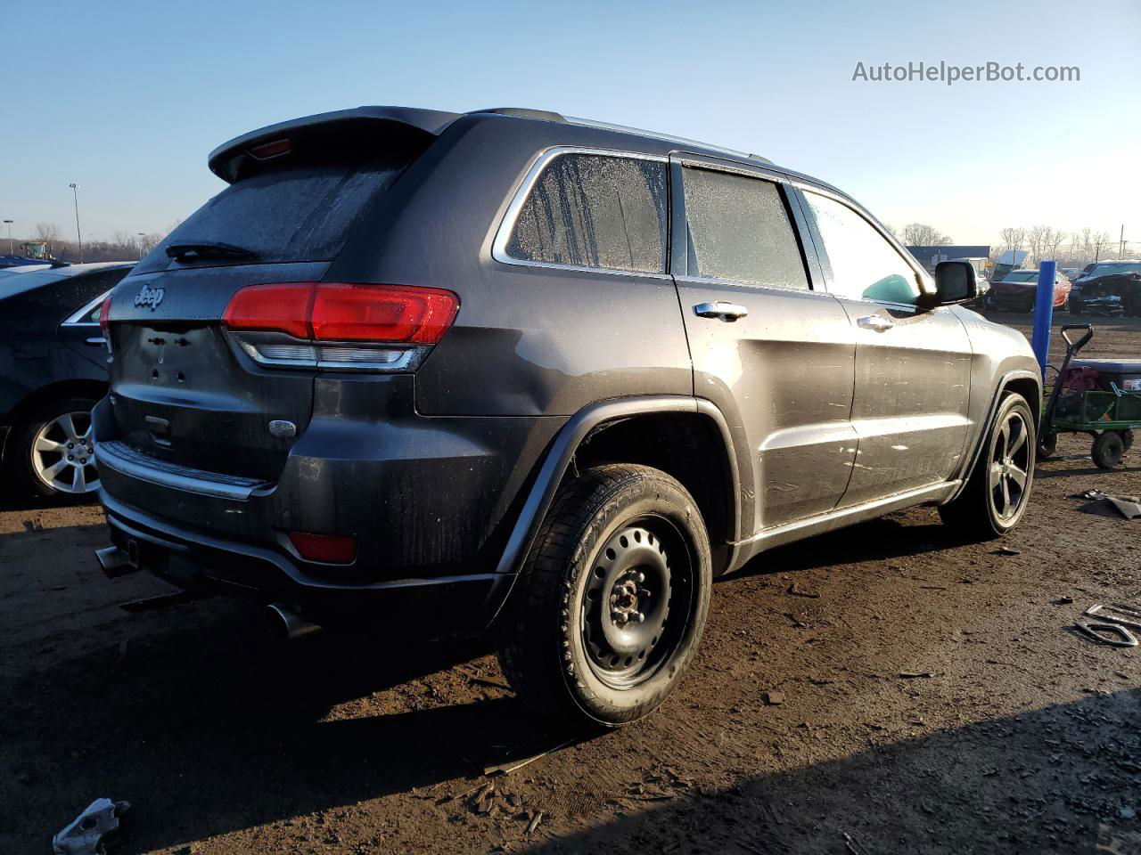 2014 Jeep Grand Cherokee Overland Gray vin: 1C4RJFCG9EC305678