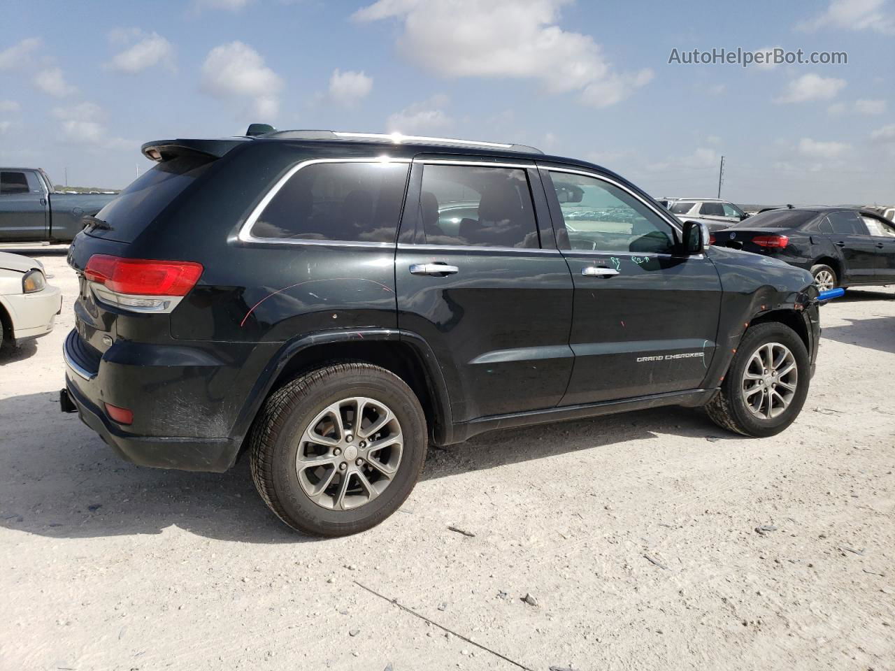 2014 Jeep Grand Cherokee Overland Black vin: 1C4RJFCGXEC253218